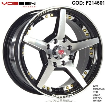 AROS # 14X6 8X100-114 ET30 BMF WH1536